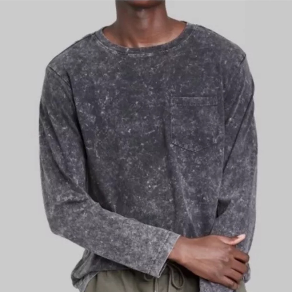 NEW Original‎ Use Target Mens Long Sleeve T-Shirt Galaxy Black Wash XXL